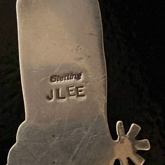 Sterling Silver Necklace J Lee Cowboy Boot - Picture 16 of 16